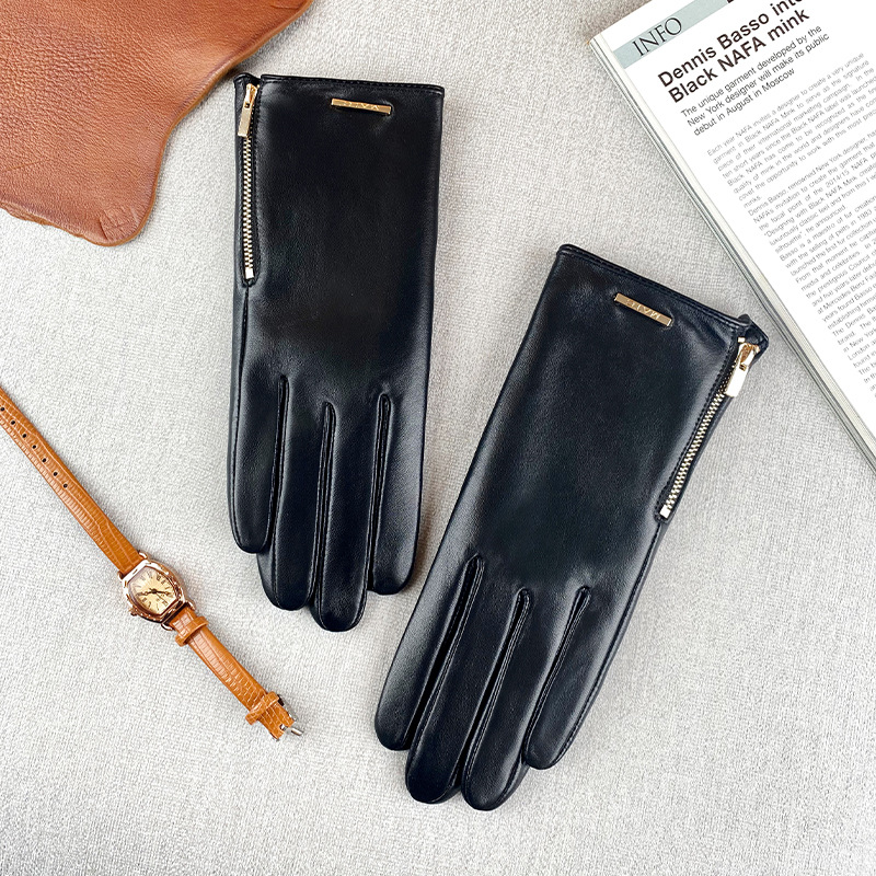 Luvas femininas de couro de pe - Leather Driving Glove avaliação e preço