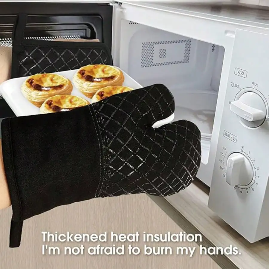 4 luvas de silicone para forno - Heat Resistant Glove avaliação e preço