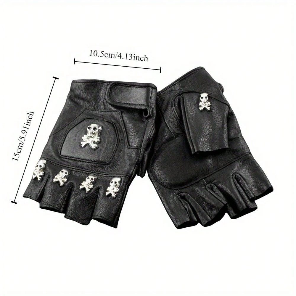 Luvas sem dedos de couro legít - Leather Driving Glove avaliação e preço