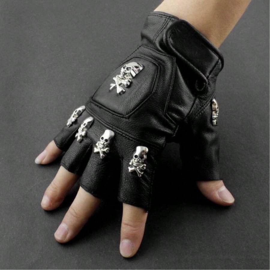 Luvas sem dedos de couro legít - Leather Driving Glove avaliação e preço