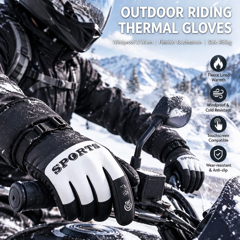 Luvas de motociclista para o i - Ski Glove Waterproof avaliação e preço